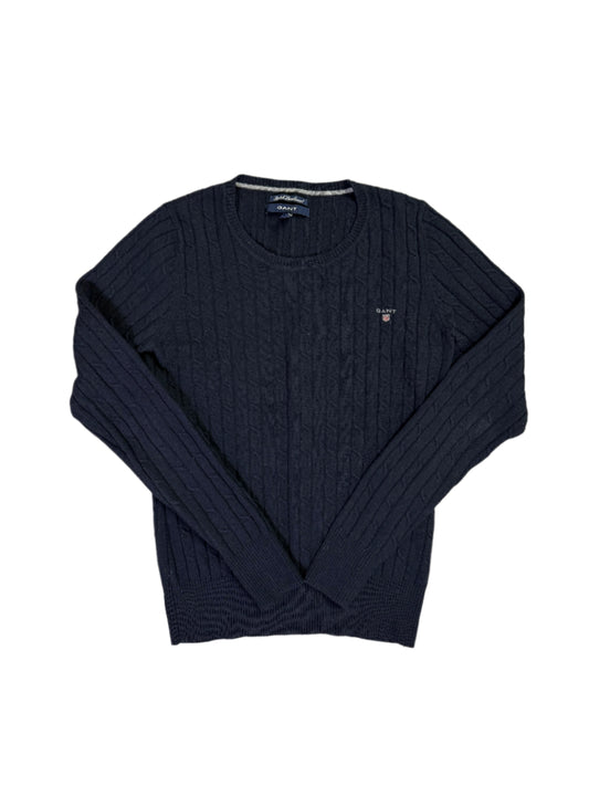 Womens Lambswool Gant Cable Knit M