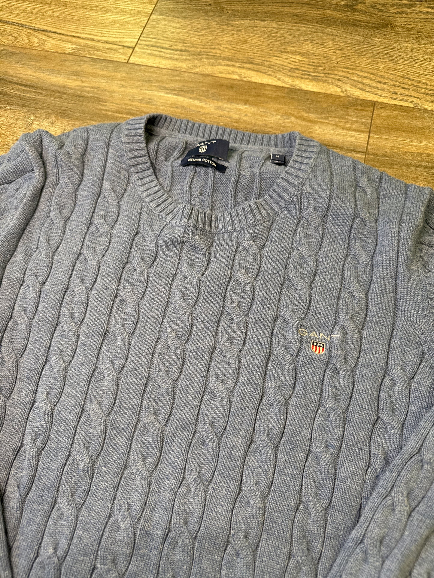 Gant Premium Cotton Cable Knit M